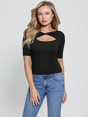 Eco Clara Twisted Yoke Top