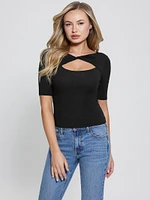 Eco Clara Twisted Yoke Top