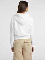 Mini Patch Zip-Up Sweatshirt