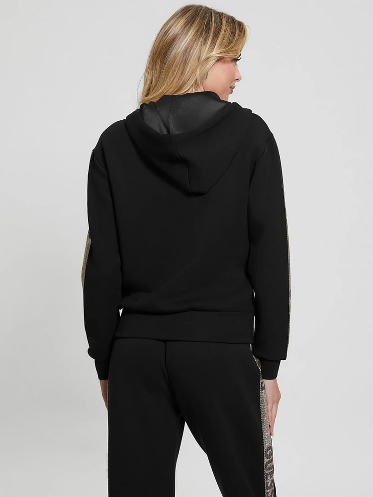 Eco Rhinestone Signature Hoodie