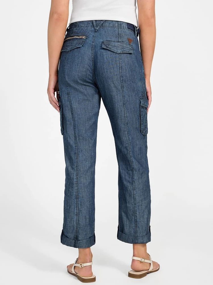 Nessi Denim Cargo Pants