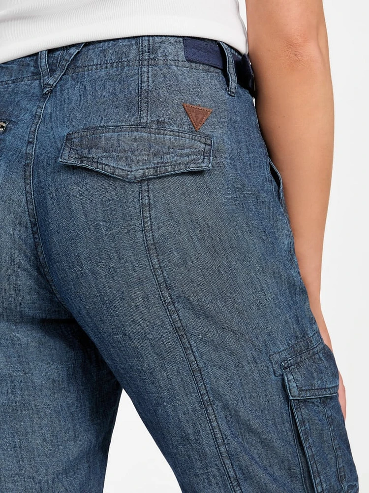 Nessi Denim Cargo Pants