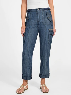 Nessi Denim Cargo Pants