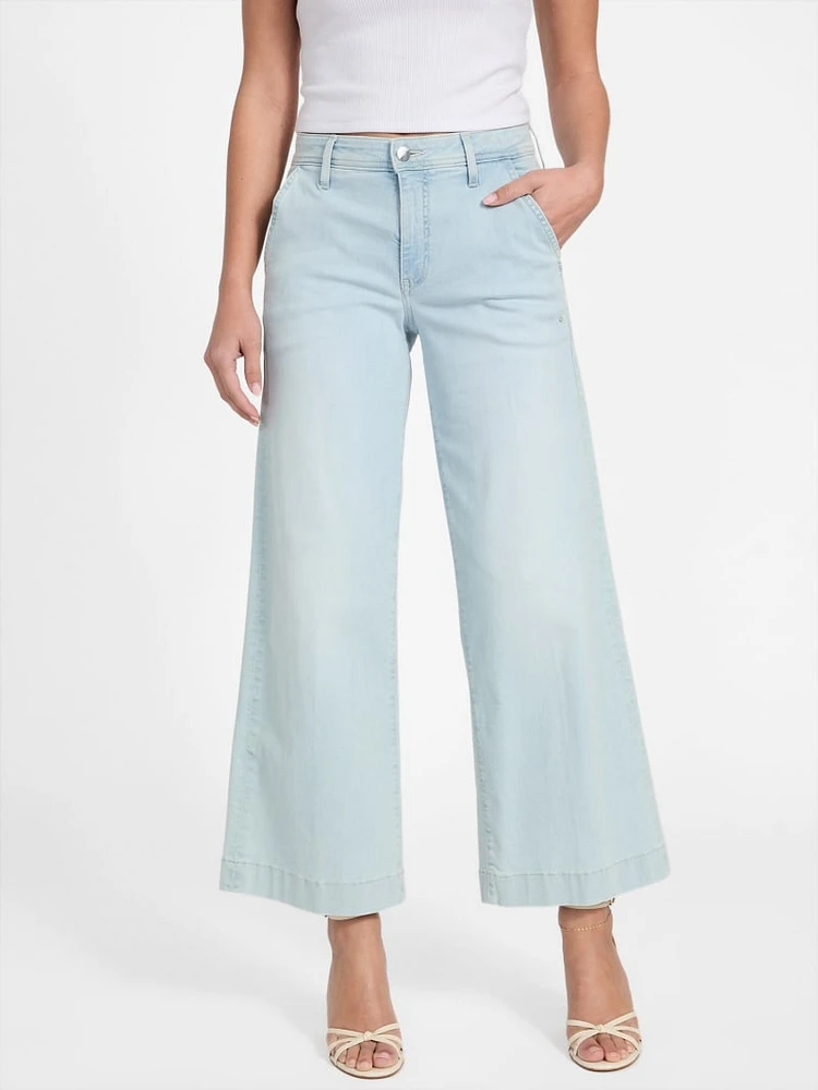 Eco Zoya Crop Wide Leg Jeans