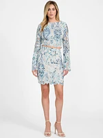 Anastasia Embroidered Mini Skirt