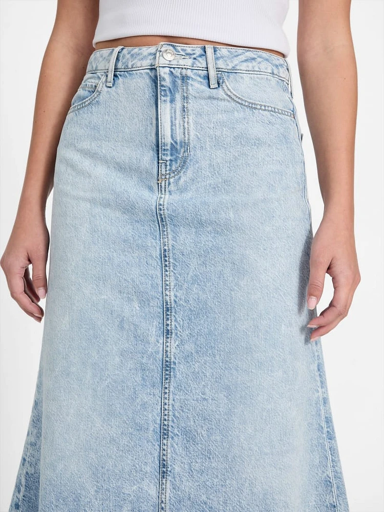 Eco Thaiss Denim Midi Skirt