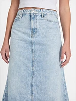 Eco Thaiss Denim Midi Skirt