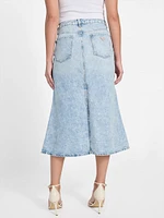 Eco Thaiss Denim Midi Skirt