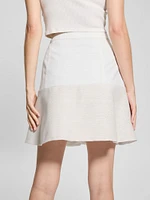 Elsie Tweed and Denim Skirt