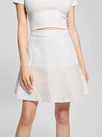 Elsie Tweed and Denim Skirt
