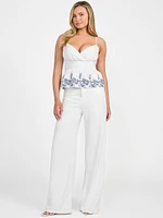 Blanche Embroidered Top