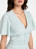 Luiza Denim Top
