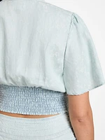 Luiza Denim Top