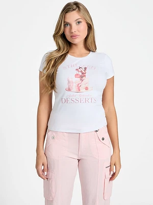 Eco Vintage Girl Graphic Tee