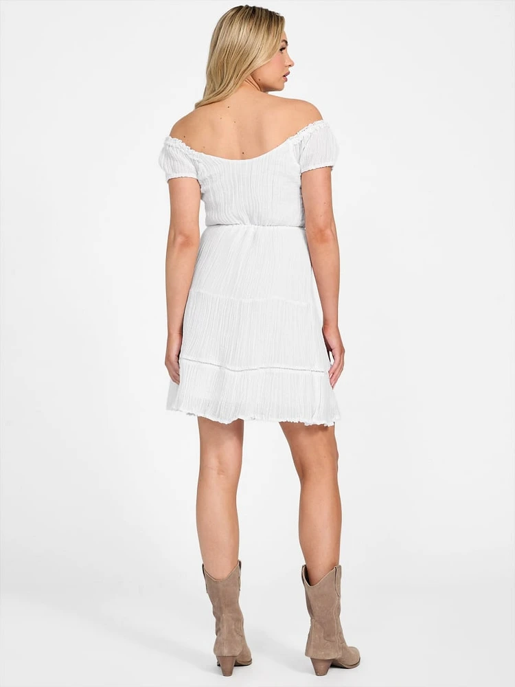 Eco Ciel Gauze Dress