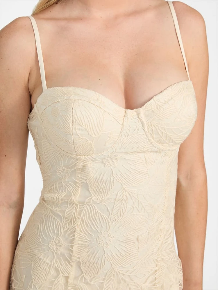 Serene Lace Bustier Dress