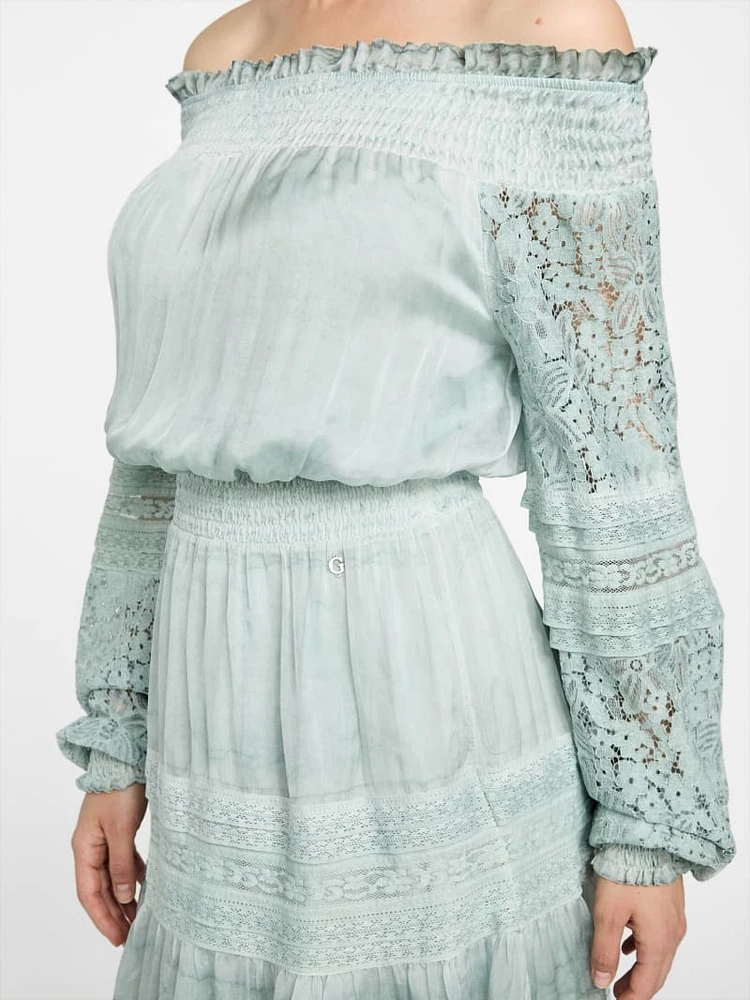 Audrey Off-the-Shoulder Mini Dress