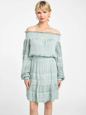 Audrey Off-the-Shoulder Mini Dress