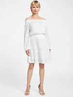Audrey Off-the-Shoulder Mini Dress
