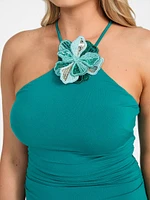 Eco Long Flower Dress