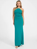 Eco Long Flower Dress