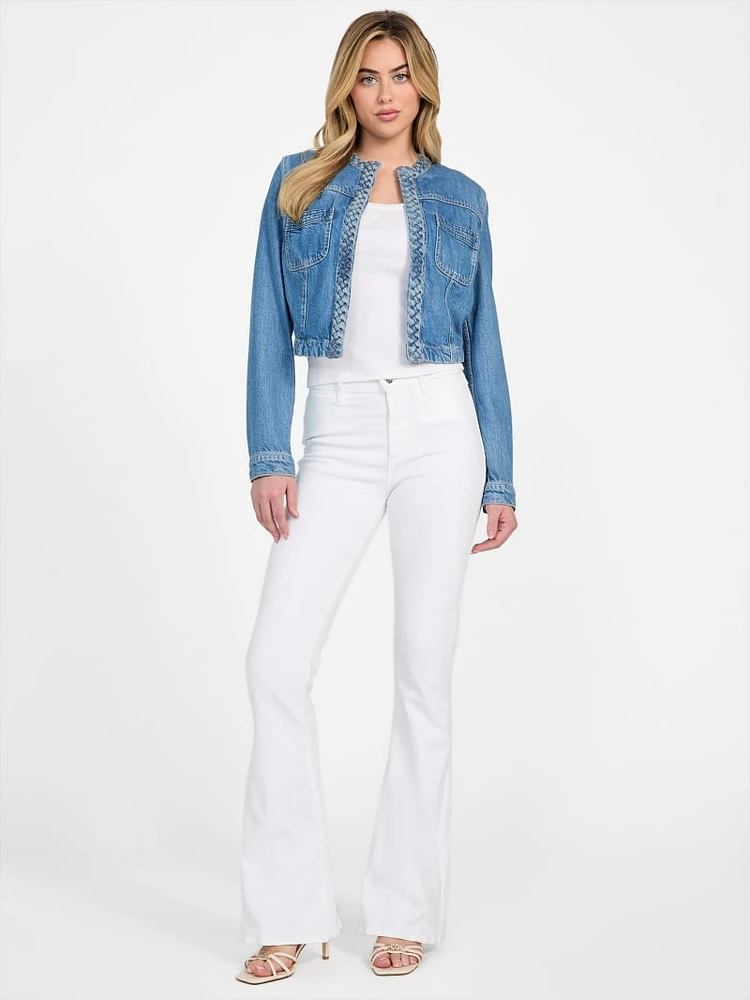 Eco Featherweight Juliana Braided Denim Jacket