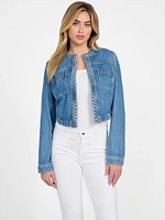 Eco Featherweight Juliana Braided Denim Jacket