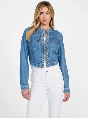 Eco Featherweight Juliana Braided Denim Jacket
