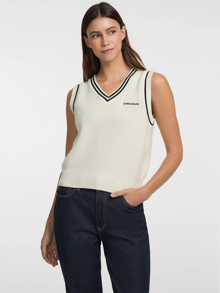 Eco V-Neck Sweater Vest