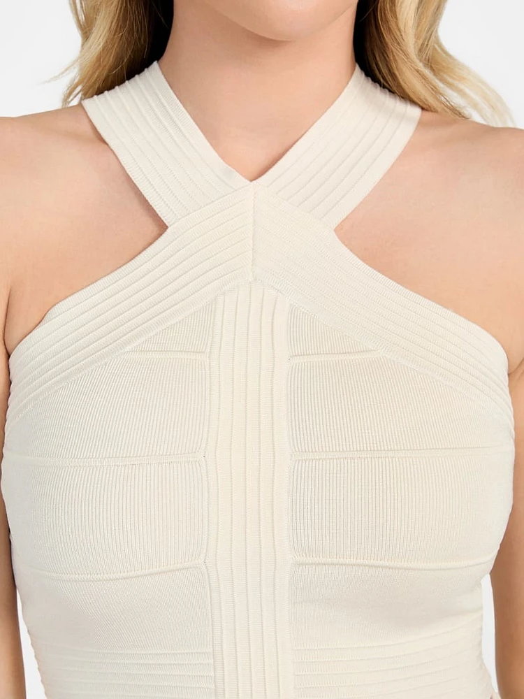 Staci Halter Sweater Top