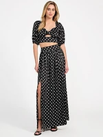 Juliette Maxi Polka Dot Skirt