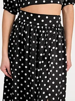 Juliette Maxi Polka Dot Skirt