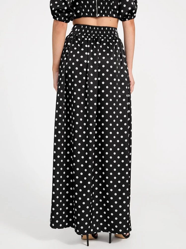 Juliette Maxi Polka Dot Skirt