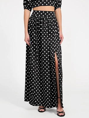 Juliette Maxi Polka Dot Skirt
