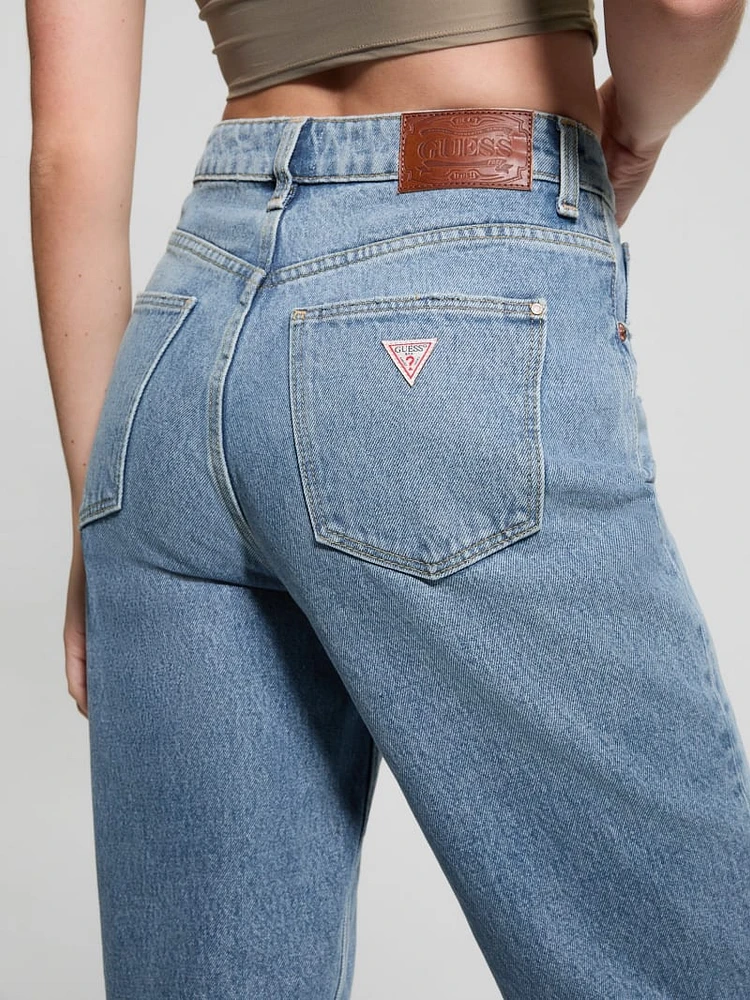 Eco Destroyed Mom Jeans