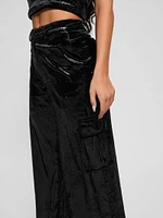 Jolie Velvet Cargo Pants