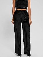 Jolie Velvet Cargo Pants