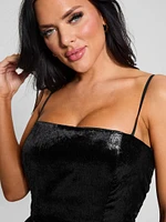 Jolie Velvet Crop Cami