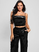 Jolie Velvet Crop Cami