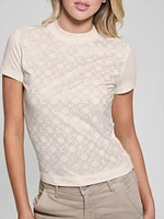 Eco Signature Rhinestone Tee
