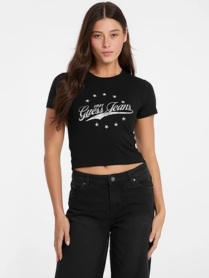 Eco Vintage Printed Logo Tee