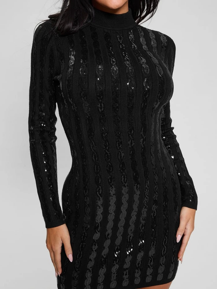 Bailey Cable Sequin Dress