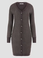 Josie Button Sweater Dress