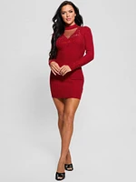 Alice Rhinestone Sweater Dress
