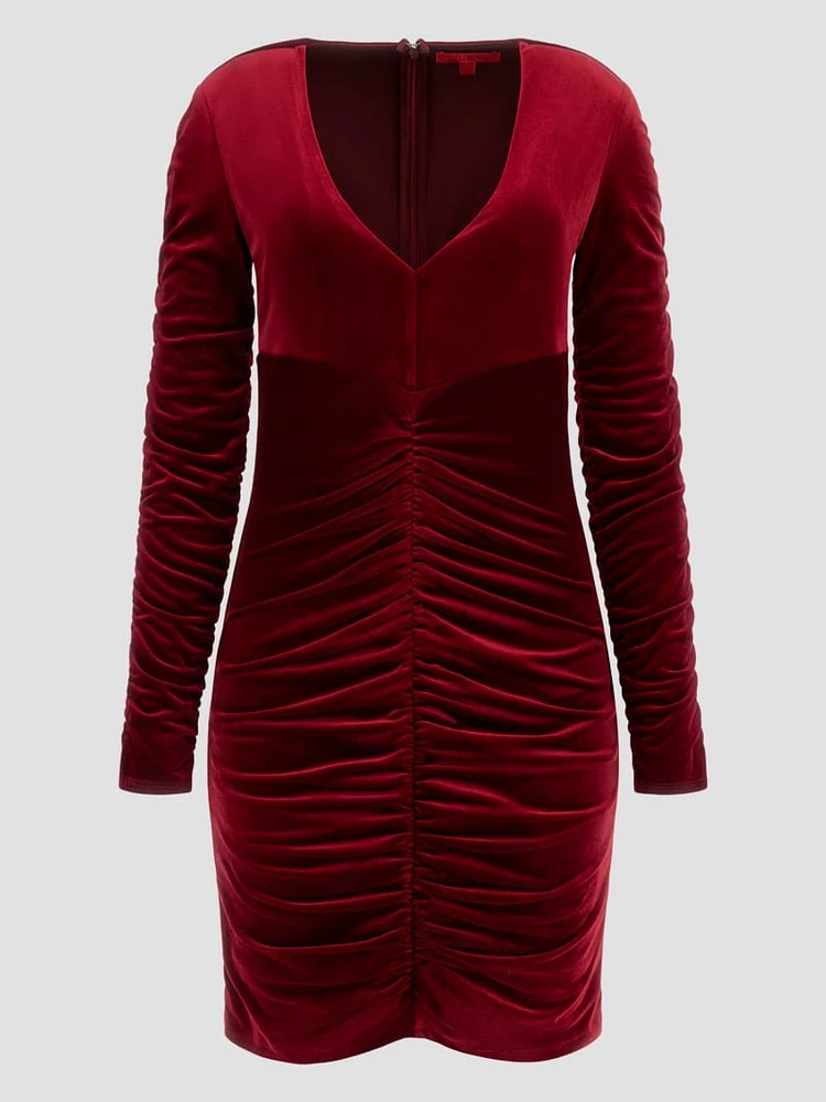 Eco Ivana Velour Dress