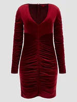 Eco Ivana Velour Dress