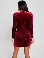 Eco Ivana Velour Dress
