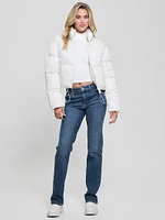 Antonia Strass Rhinestone Puffer Jacket