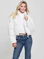 Antonia Strass Rhinestone Puffer Jacket