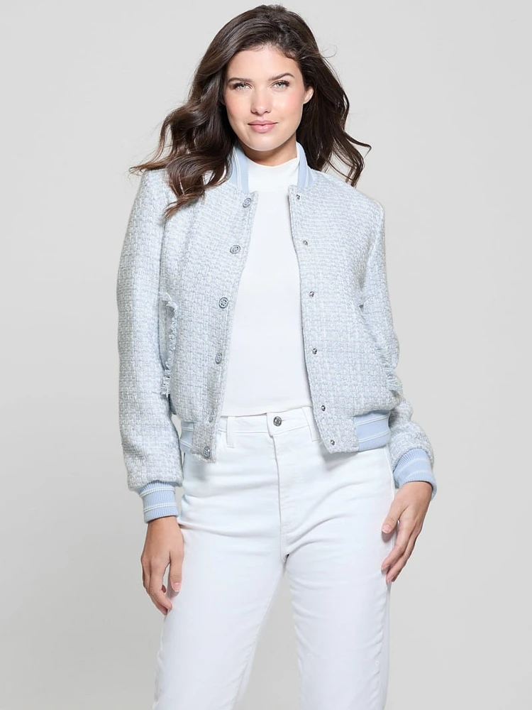 Eco Gloria Tweed Flight Jacket